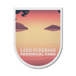 Lake Superior Ontario Provincial Park Waterproof Vinyl Sticker, Canada Parks