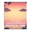 Lake Superior Provincial Park 'Explored' Poster, Canada Parks