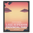 Lake Superior Provincial Park 'Explored' Poster, Canada Parks