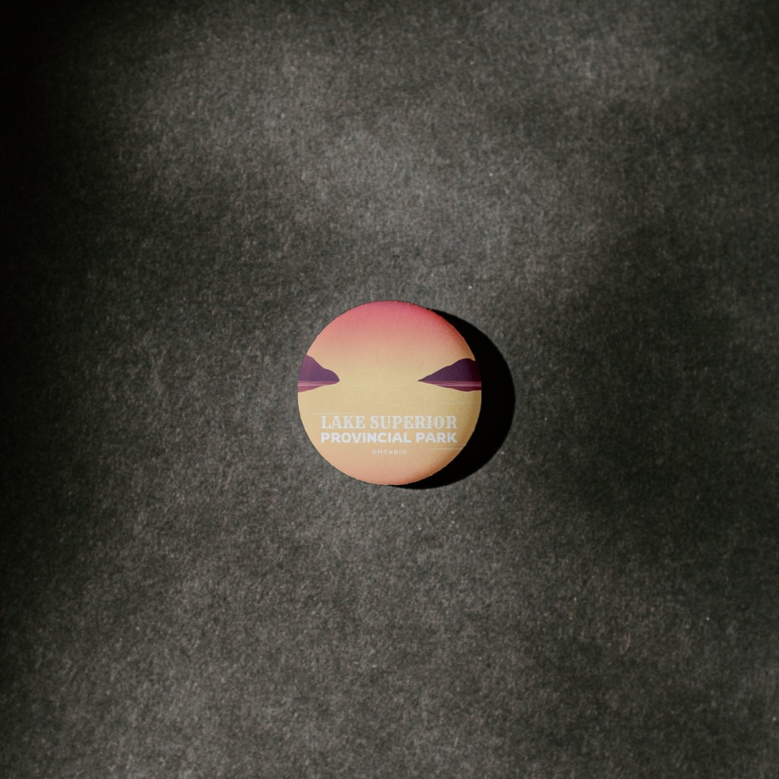 Lake Superior Provincial Park of Ontario Pinback Button, Canada Parks