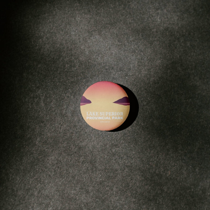 Lake Superior Provincial Park of Ontario Pinback Button, Canada Parks