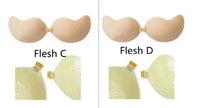 Lala Goddess Mango Cup With Deep V Invisible Bra Women's Swimwear Bridal Wedding Dress Gathered Chest Stickers Wholesale