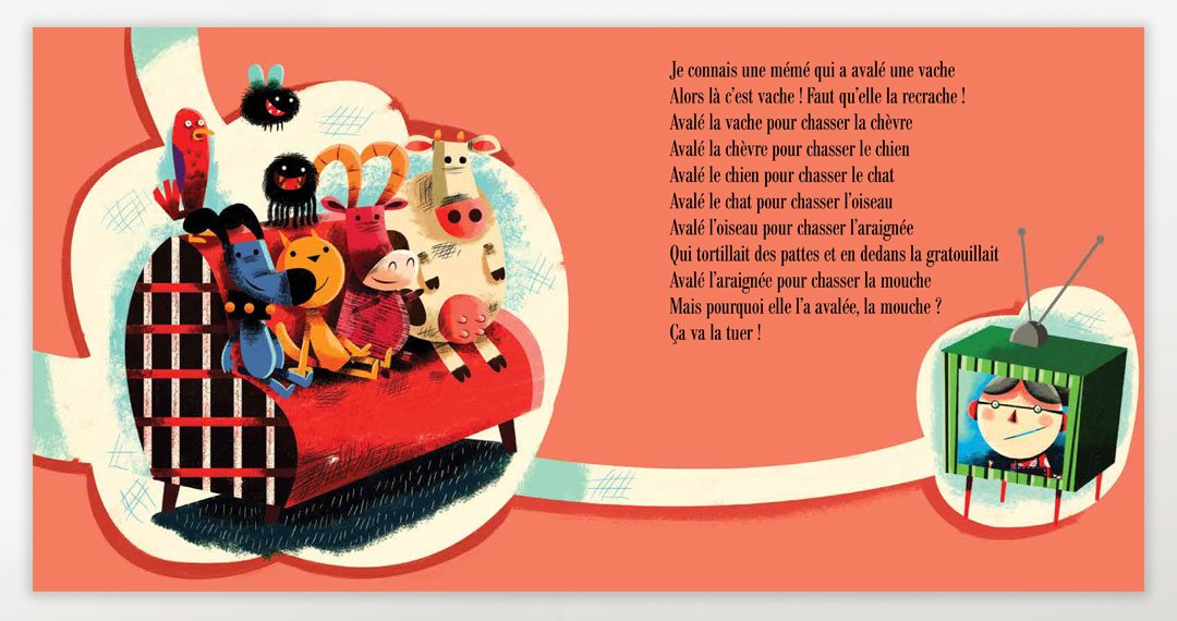 La mémé et la mouche - Livre-CD