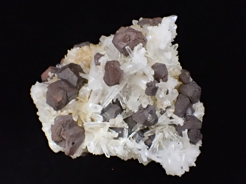 Large Black Pyrite & Quartz Cluster – Fengjiashan Mine (1043g)