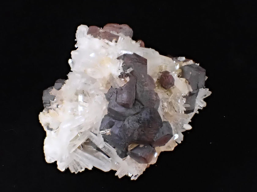 Large Black Pyrite & Quartz Cluster – Fengjiashan Mine (1043g)