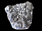 Large Blueberry Fluorite with Sparkling White Matrix Huanggang Mine, Inner Mongolia 4.5 x 4.5 inches 601 grams