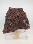 Large Museum-Quality Red Calcite with Pyrite 10 x 8 in 4.67kg- Daye Mine, Hubei Province, China