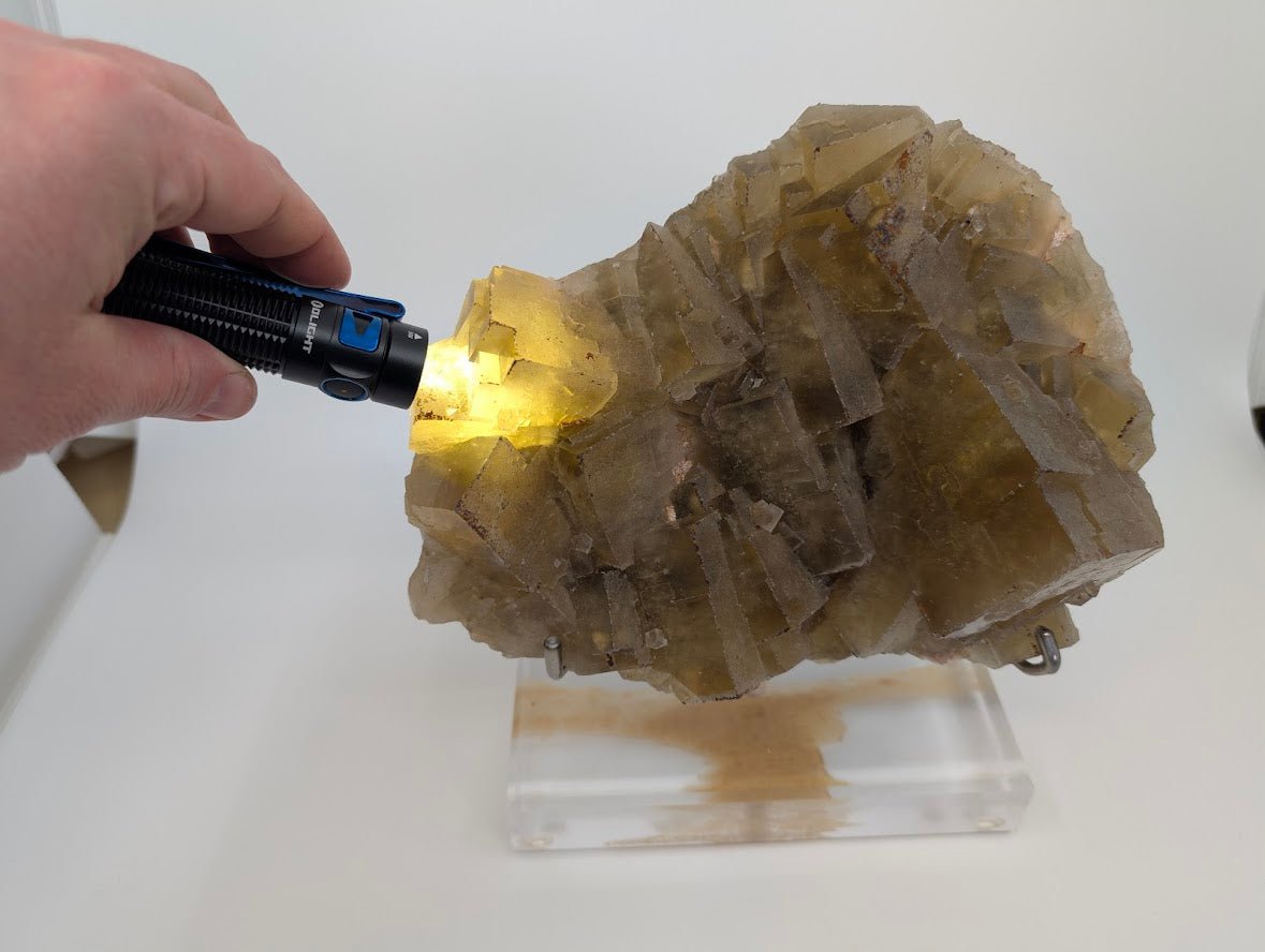 Large Yellow Fluorite Specimen – 9x7 Inches – From Beijing, China