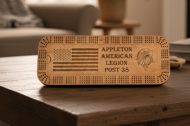 Large 4-Player Cribbage Board - 24