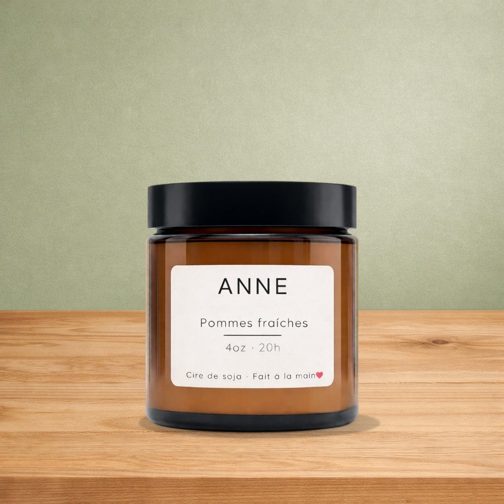 Bougie de soya ANNE pommes fraîches