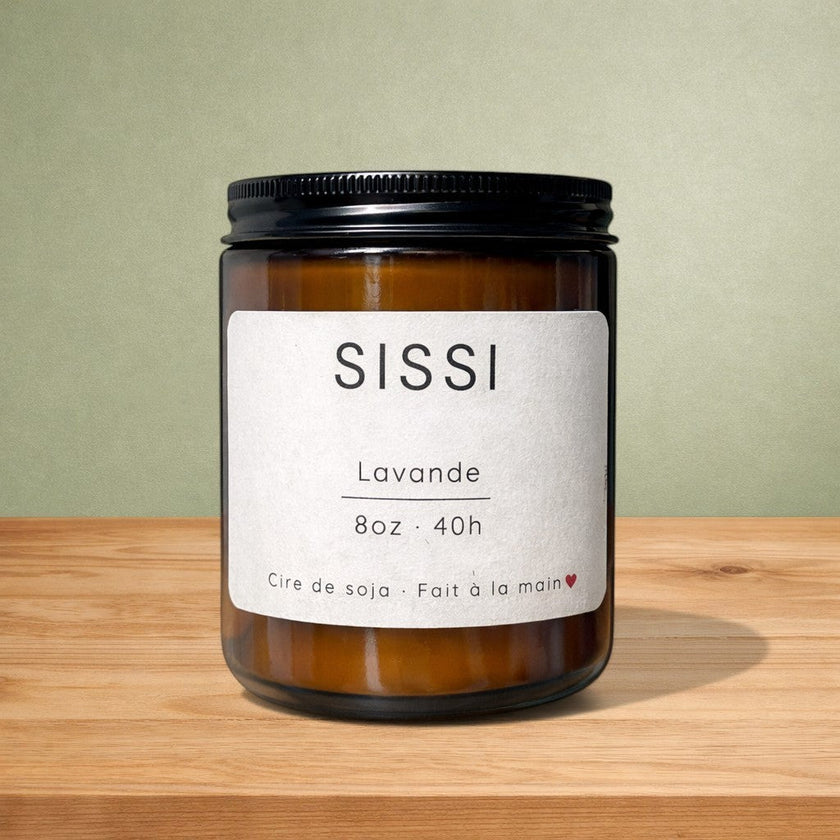 Bougie de soya SISSI lavande