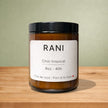 Bougie de soya RANI chaï tropical