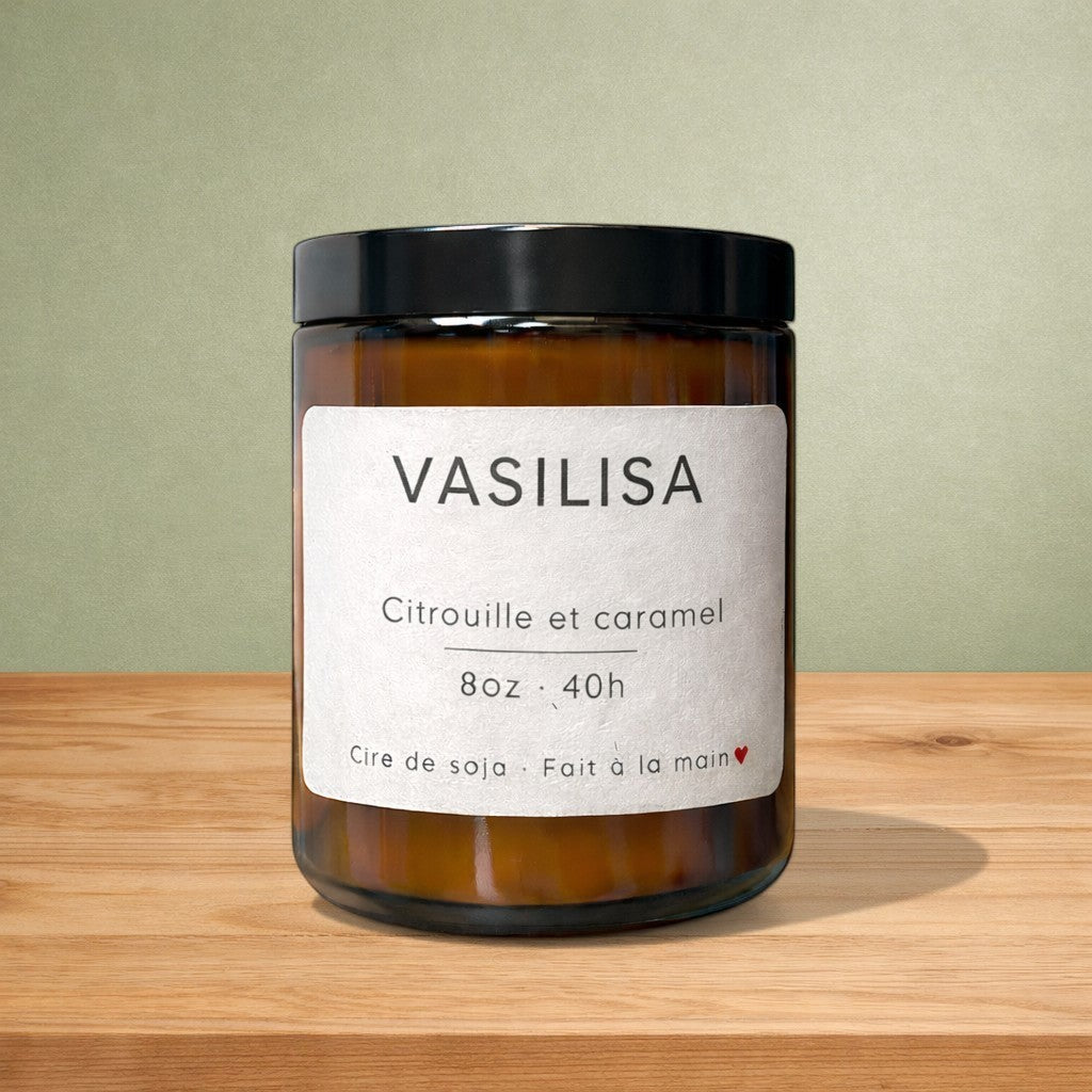 Bougie de soya VASILISA citrouille caramel
