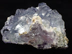 Lavender Fluorite Cluster with Barite and Pyrite – YGX Mine, China