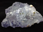 Lavender Fluorite Cluster with Barite and Pyrite – YGX Mine, China