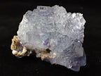 Lavender Fluorite Cluster with Barite and Pyrite – YGX Mine, China
