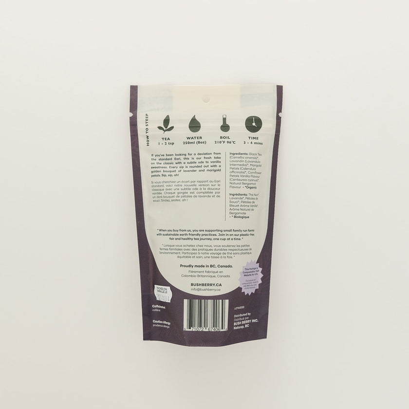Organic Lavender Earl Tea