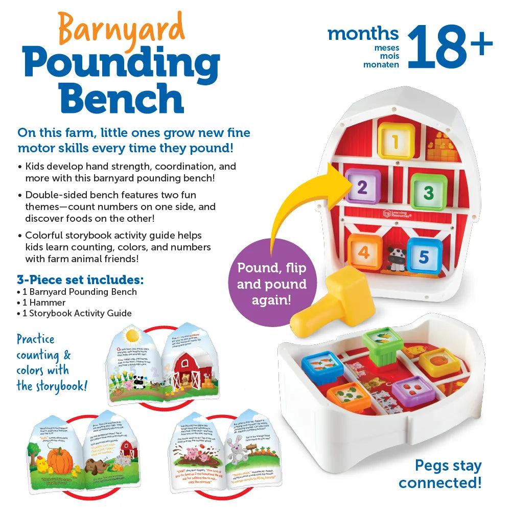 Learning Resources - Barnyard Pounding Bench