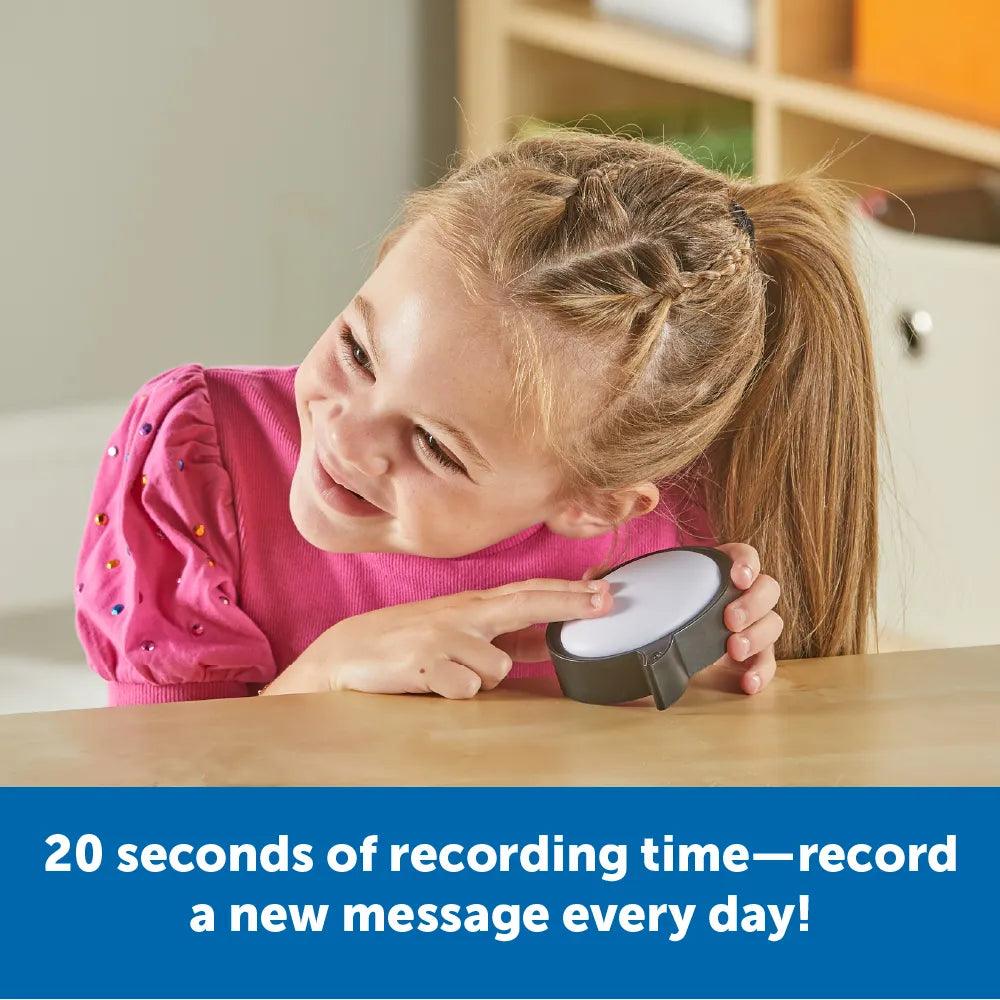 Learning Resources - Bouton enregistrable Message Maker (bulle de dialogue)