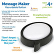 Learning Resources - Bouton enregistrable Message Maker (bulle de dialogue)