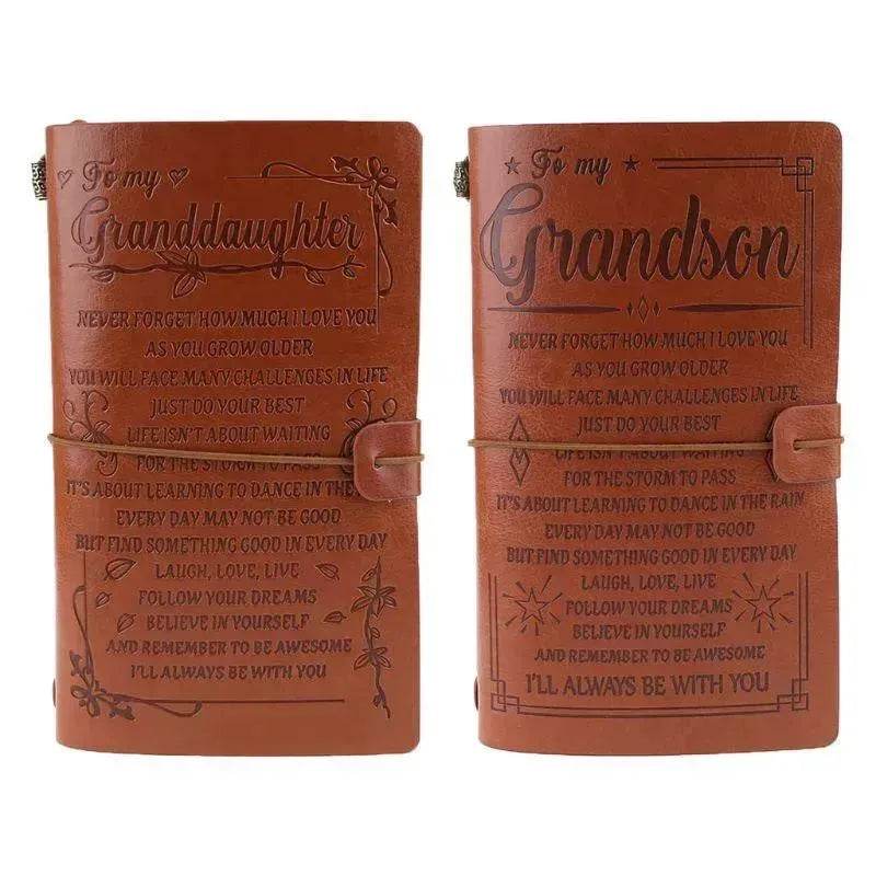 Leather Hand Ledger Business Note Hand Ledger