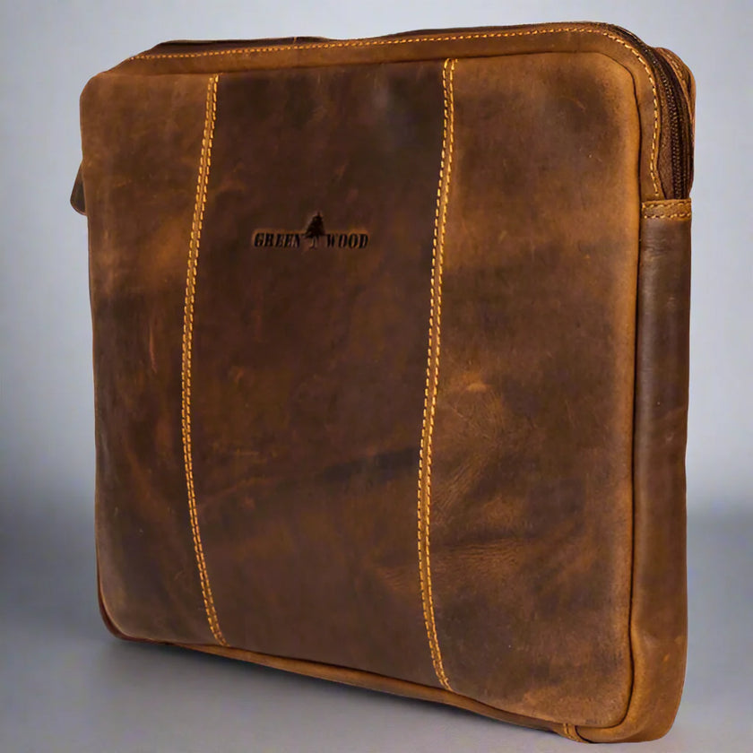 Greenwood Leather Laptop Sleeve for MacBook Pro/Air 13