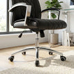 Lecce Diamond-Quilted Premium Leather Office Chair