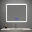 LED Bluetooth Bathroom Mirror with Speaker – Anti-Fog, Dimmable Light, Tempered Glass