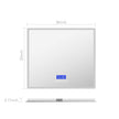 LED Bluetooth Bathroom Mirror with Speaker – Anti-Fog, Dimmable Light, Tempered Glass