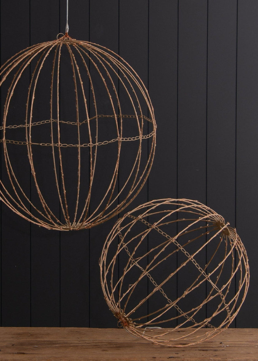 LED Foldable Light Spheres – Set of 2