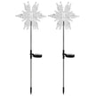 LED Solar Snowflake Light Outdoor Waterproof