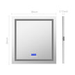 LED Vanity Mirror with Bluetooth Speaker – Touch Sensor, Anti-Fog, 3-Color Light | 24