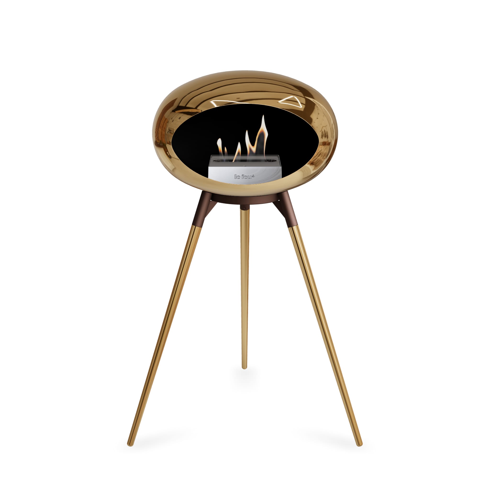 Le Feu Ground High Dome <br>Chromed Rose Gold