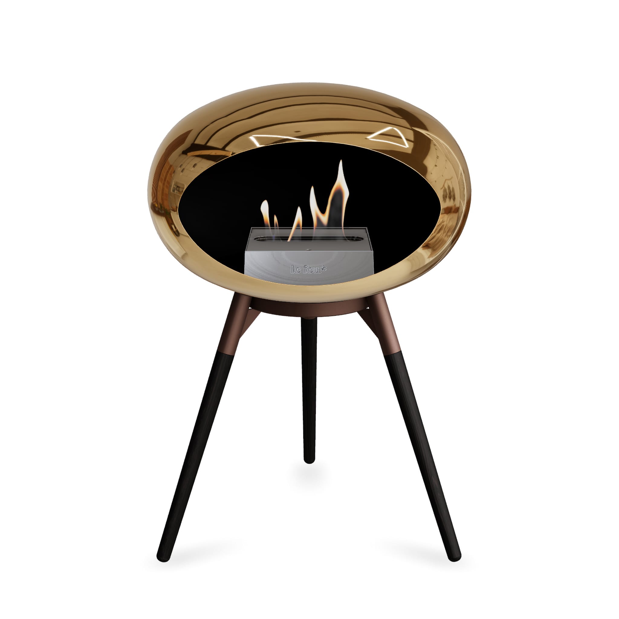 Le Feu Ground Low Dome <br>Chromed Rose Gold