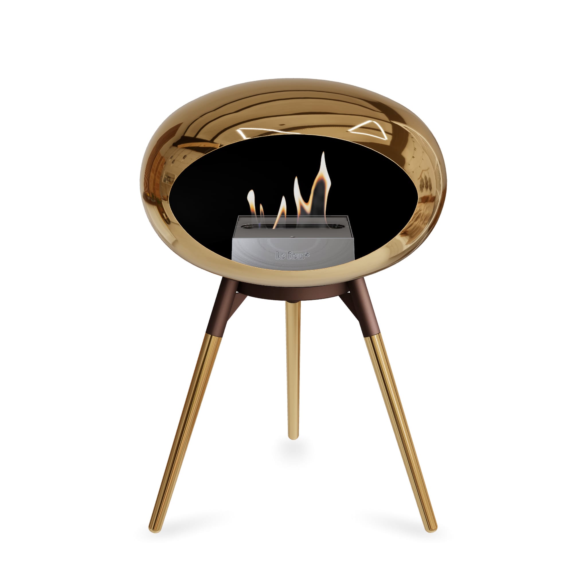 Le Feu Ground Low Dome <br>Chromed Rose Gold