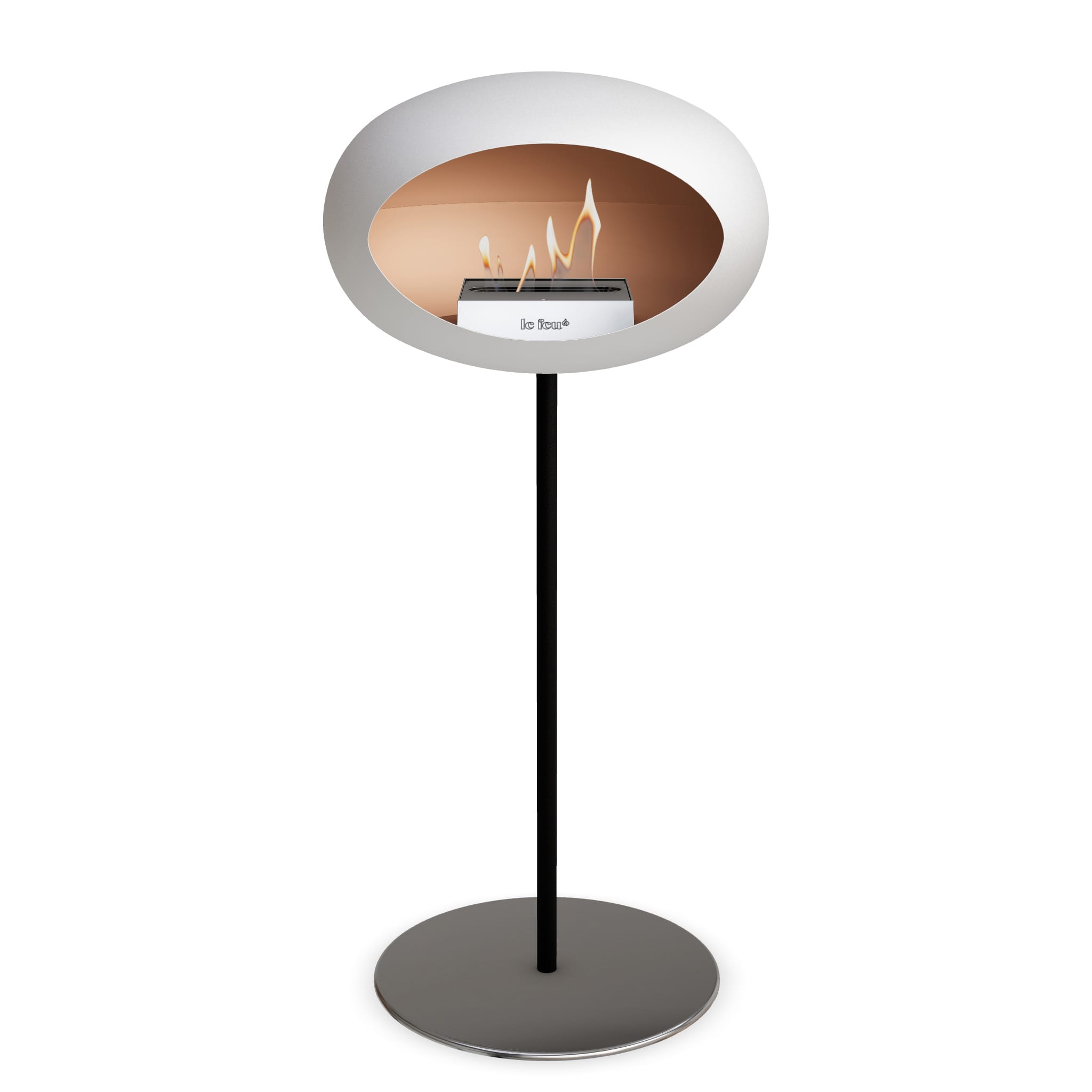 Le Feu Steel High Dome <br>White