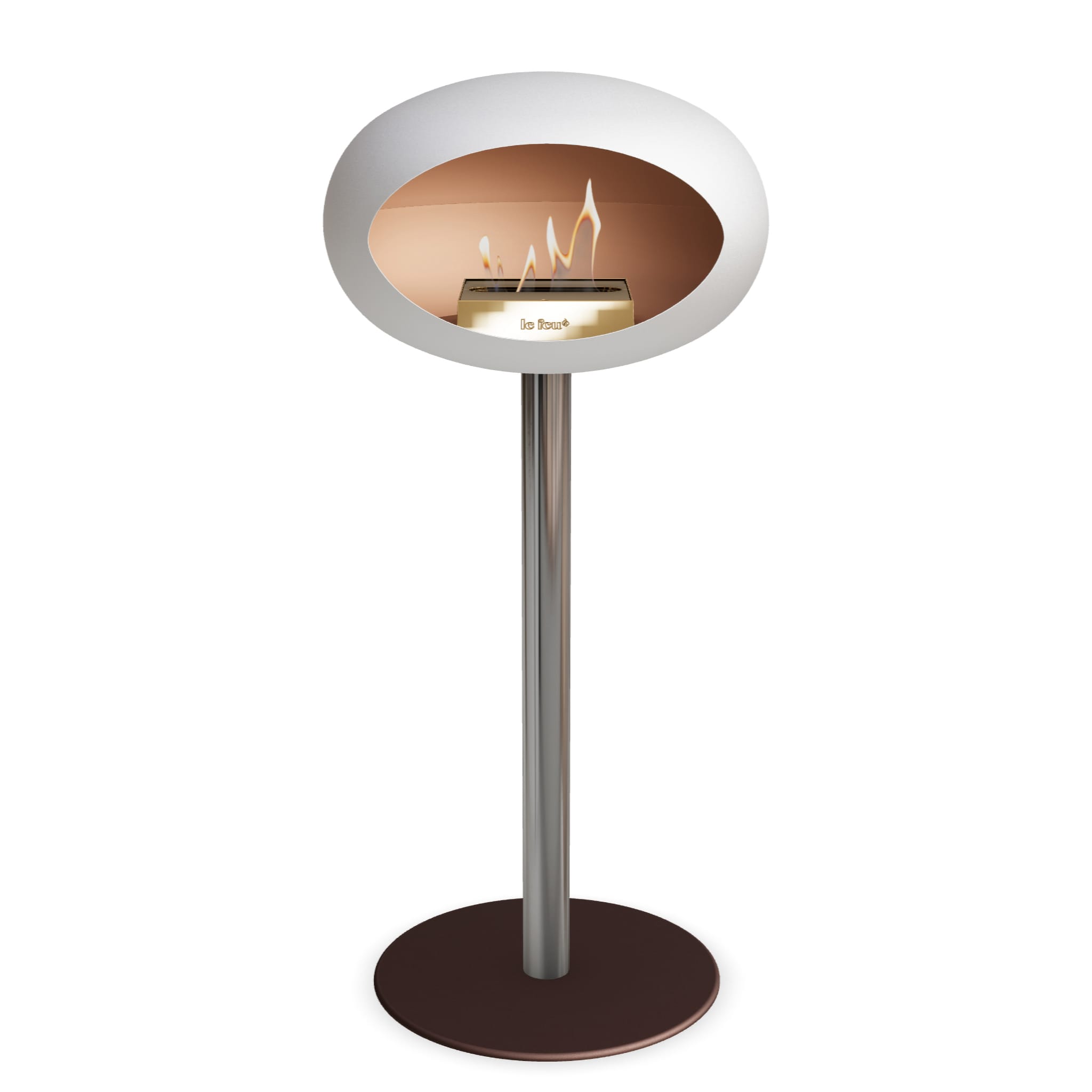 Le Feu Steel High Dome <br>White