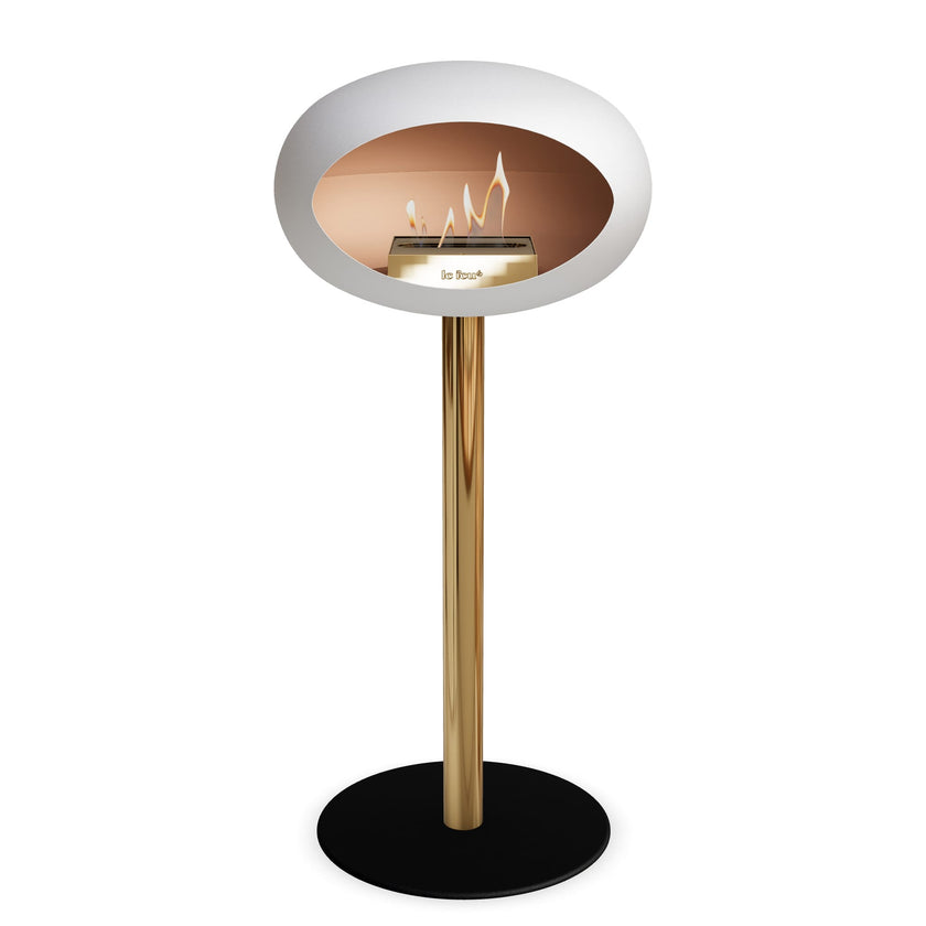 Le Feu Steel High Dome <br>White