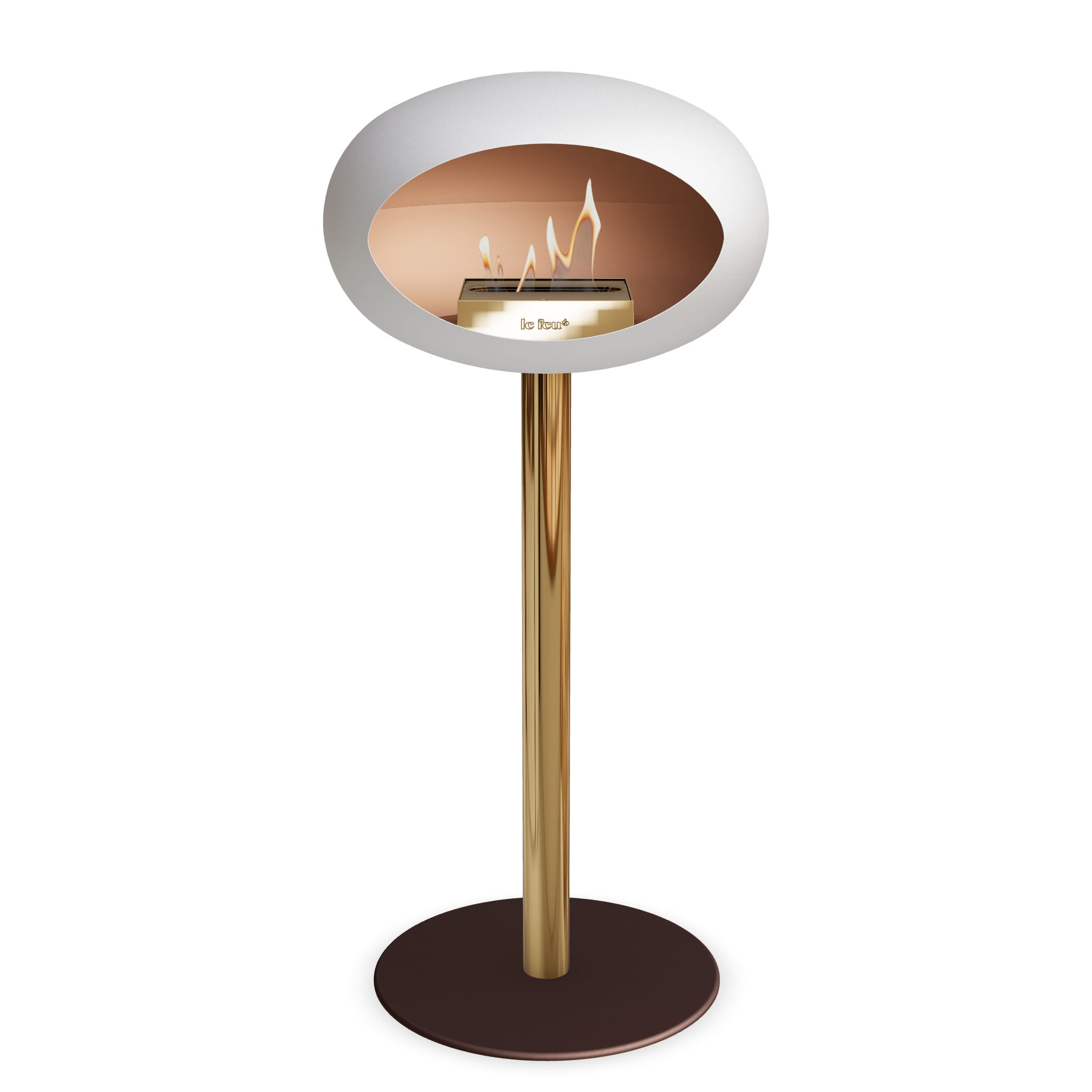 Le Feu Steel High Dome <br>White