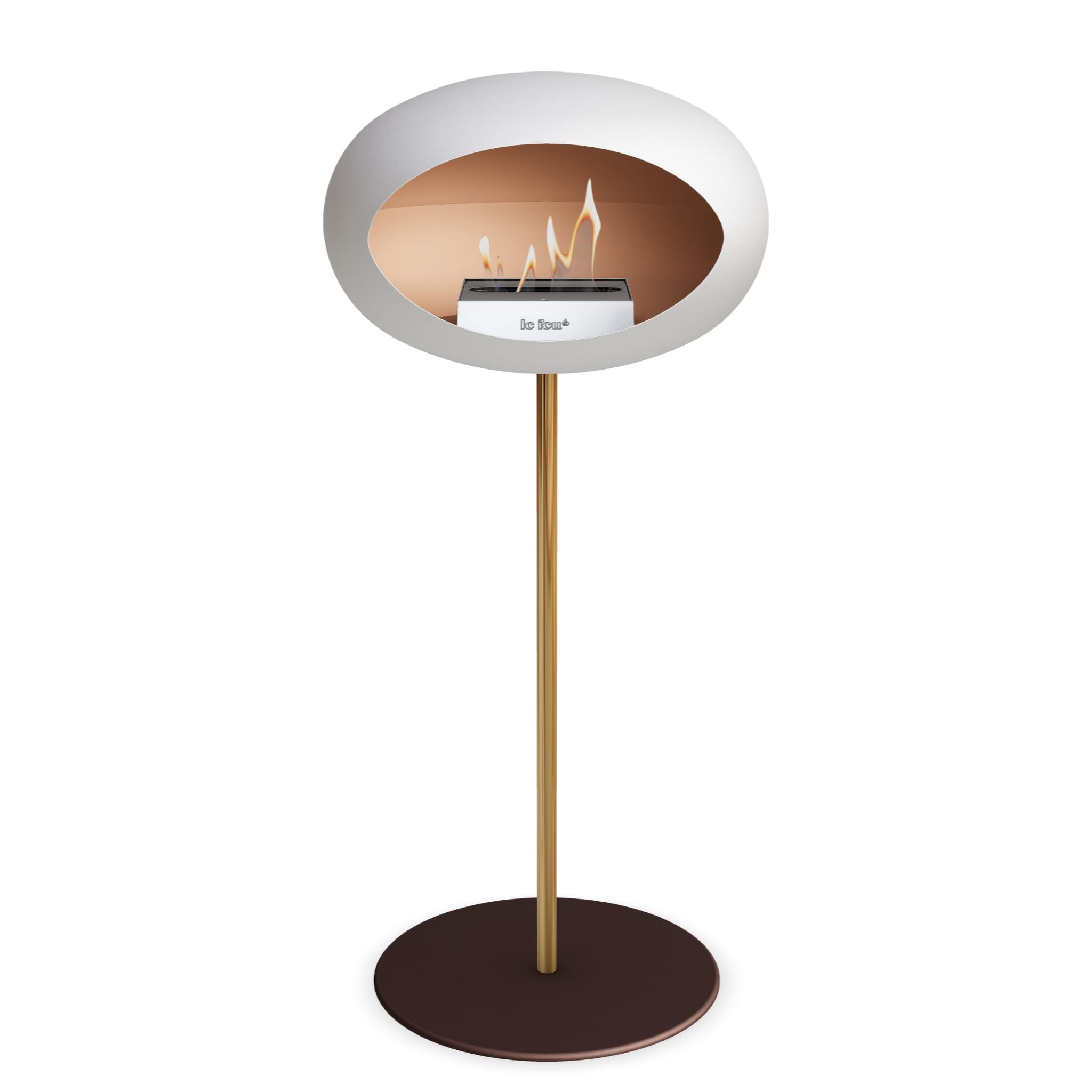 Le Feu Steel High Dome <br>White