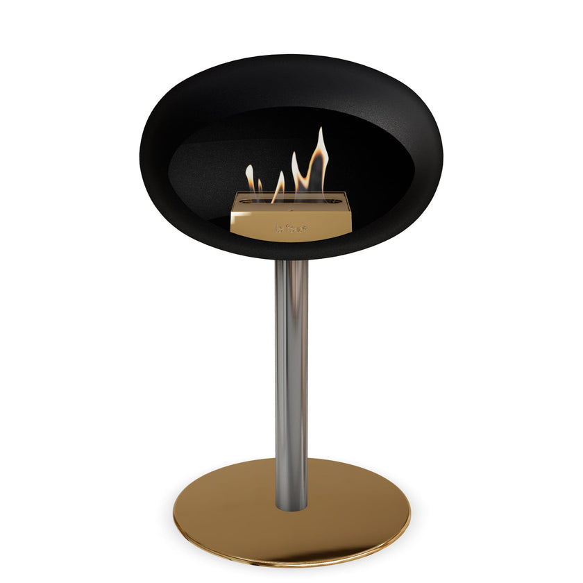 Le Feu Steel Low Dome <br>Black