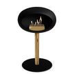 Le Feu Steel Low Dome <br>Black