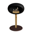 Le Feu Steel Low Dome <br>Black