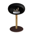 Le Feu Steel Low Dome <br>Black