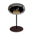 Le Feu Steel Low Dome <br>Chromed Silver