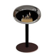 Le Feu Steel Low Dome <br>Chromed Silver