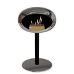 Le Feu Steel Low Dome <br>Chromed Silver