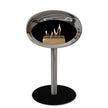 Le Feu Steel Low Dome <br>Chromed Silver