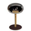Le Feu Steel Low Dome <br>Chromed Silver