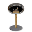 Le Feu Steel Low Dome <br>Chromed Silver